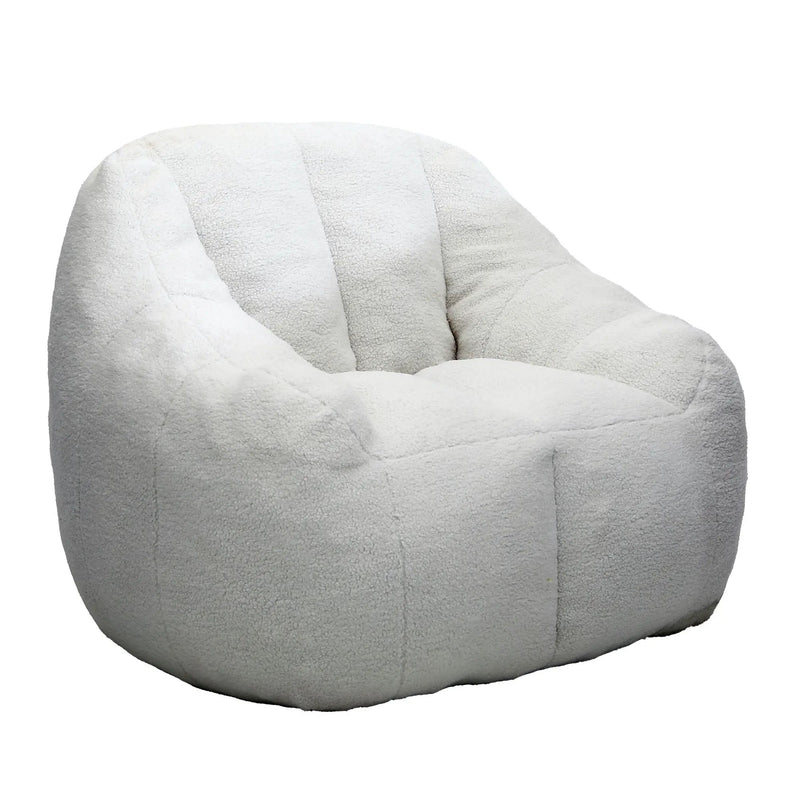 Comfy Bean Bag Chair With Memory Foam Filler, Tufted Soft by Unique Piece Furniture