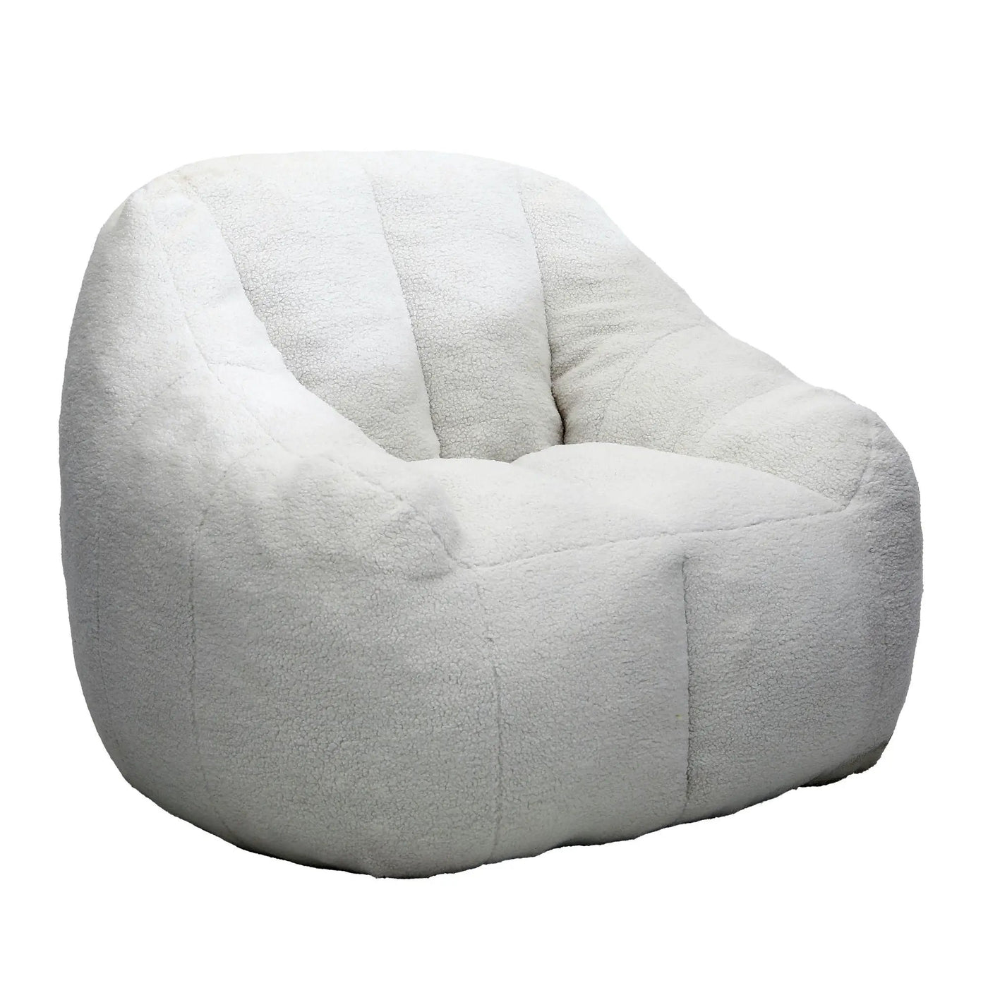 Comfy Bean Bag Chair With Memory Foam Filler, Tufted Soft by Unique Piece Furniture