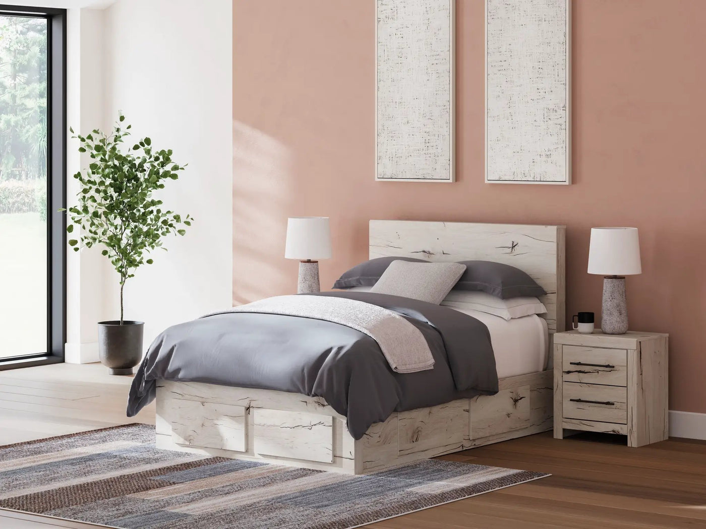 Lawroy - Panel Bed With Storage by Unique Piece Furniture
