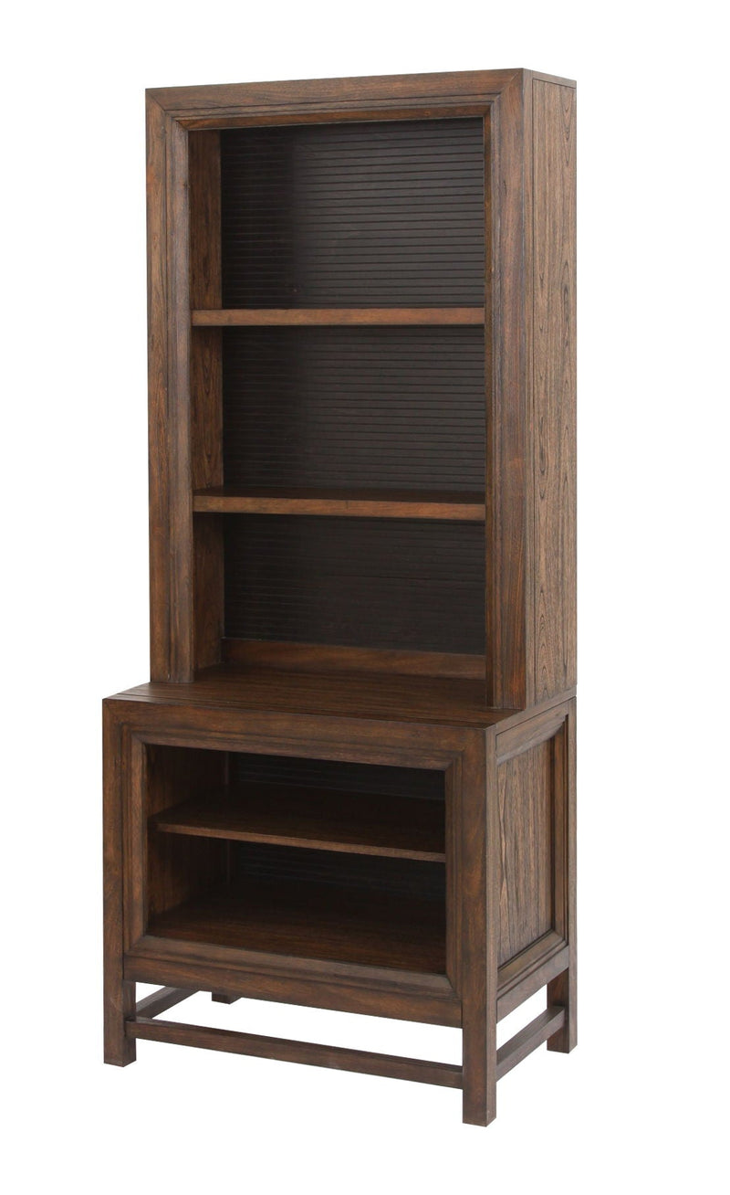 Bookcase Pier, 2 Tone - Brown by HouseOfZazla