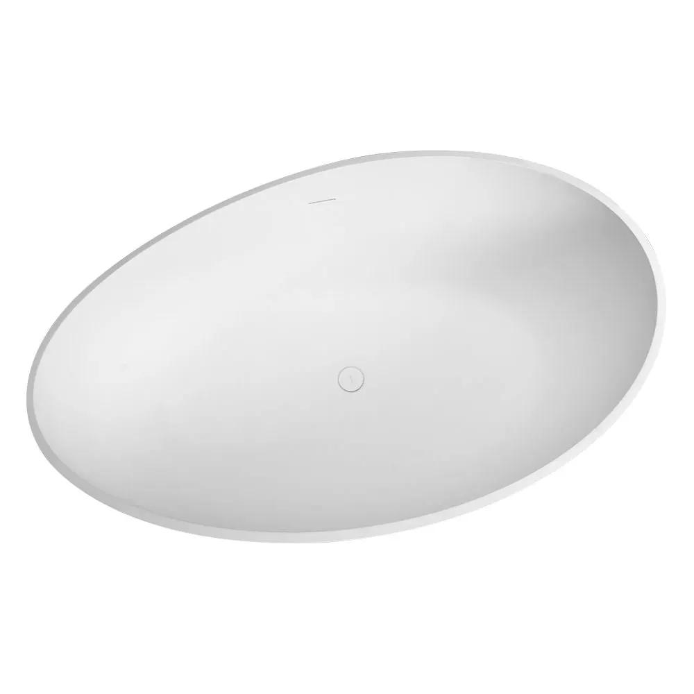 Freestanding Solid Surface Soaking Bathtub For Bathroom by HouseOfZazla