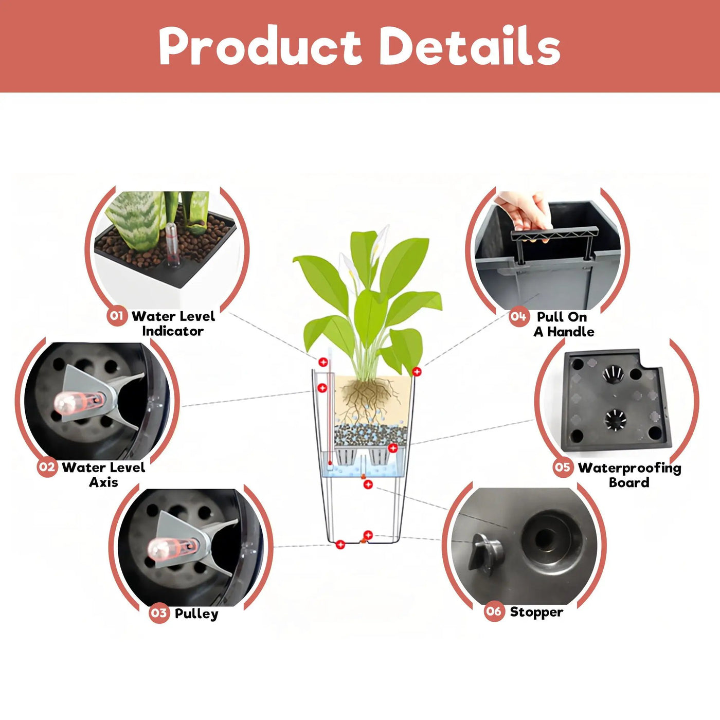Indoor Outdoor Planter With Automatic Watering System by HouseOfZazla