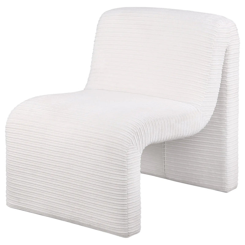 Winne - Curved Armless Accent Chair by HouseOfZazla