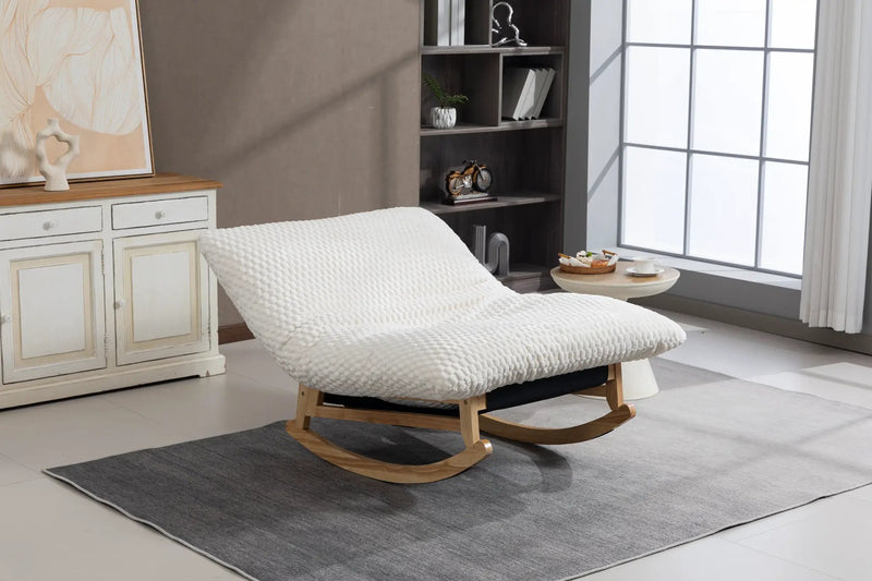 Bean Bag Rocking Chair with Solid Wood Frame by HouseOfZazla
