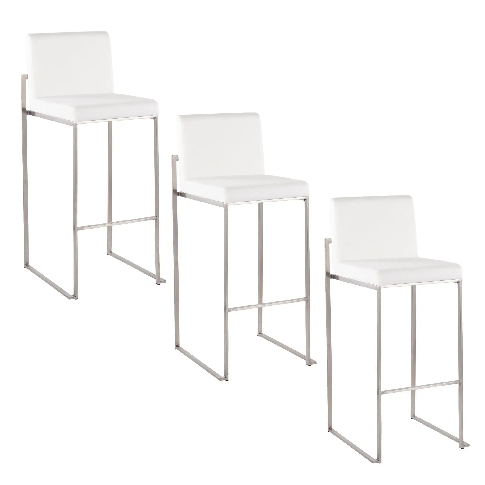 Fuji - Contemporary And Modern Elegance High Back Barstool by Unique Piece Furniture