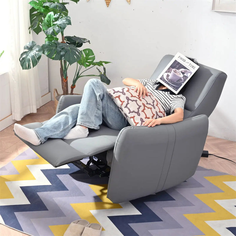 Wall Hugger Power Recliner Chair With USB Port (Type-C) by HouseOfZazla