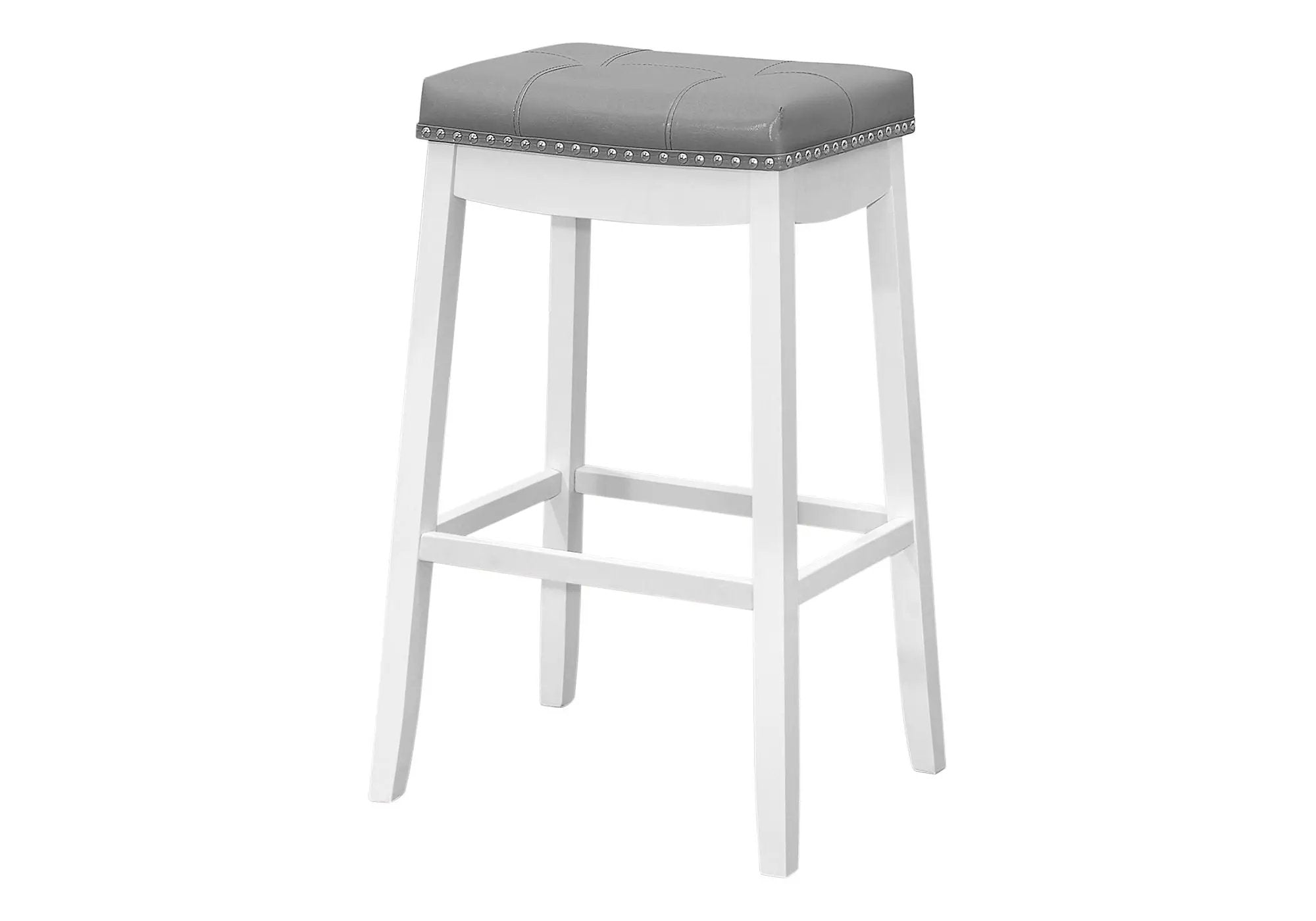 Comfortable Bar Stool, Bar Height, Saddle Seat, Transitional (Set of 2) by Unique Piece Furniture