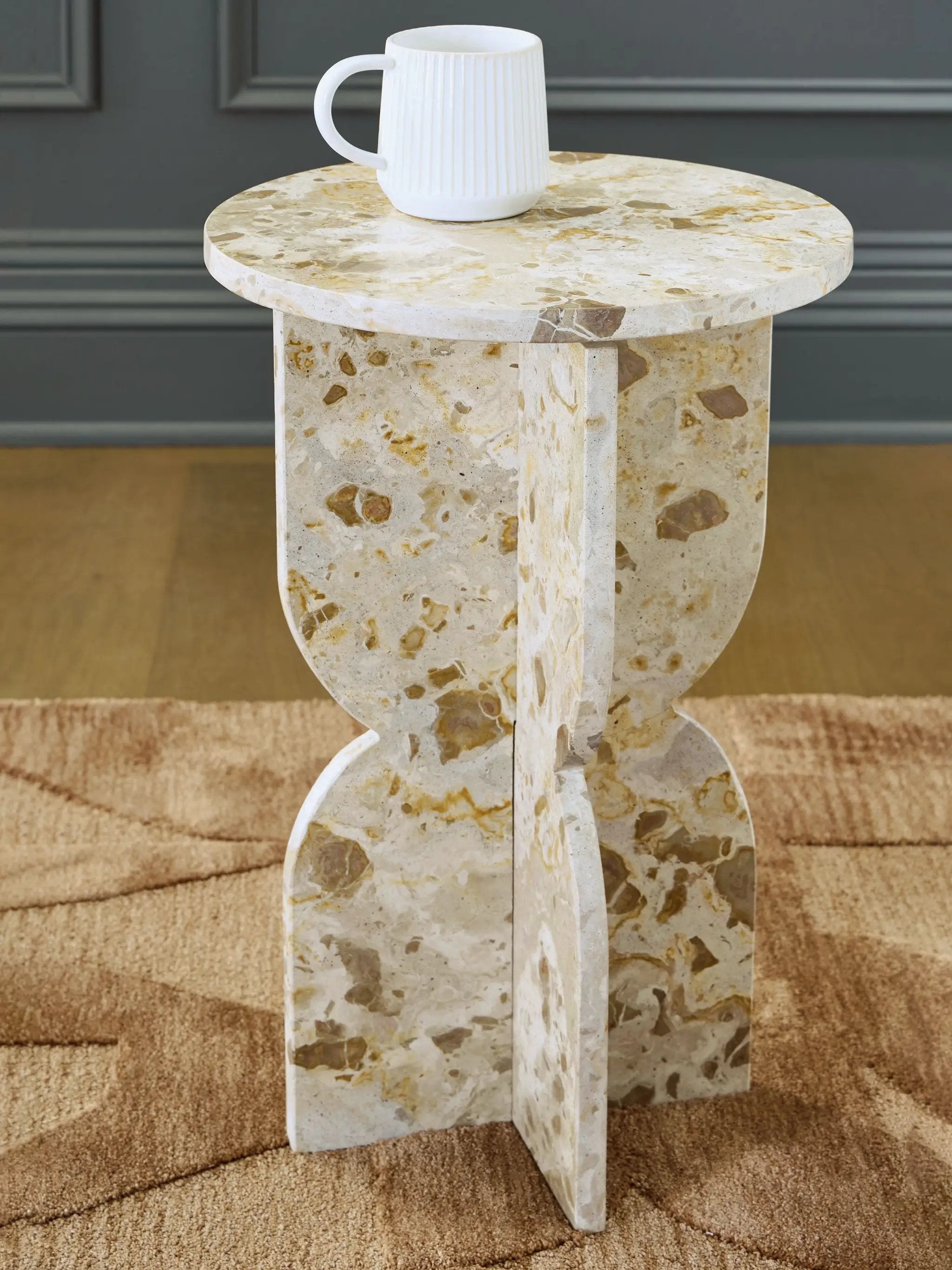 Treygan - Accent Table - Beige by Unique Piece Furniture