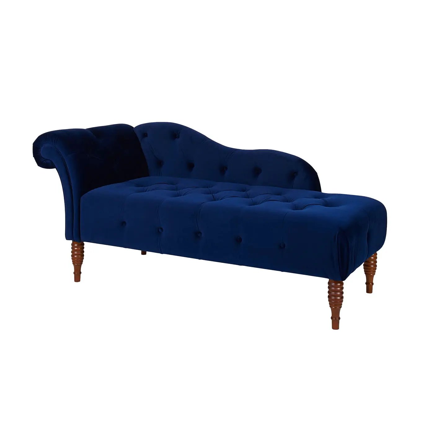 Samuel - Tufted Roll Arm Chaise Lounge by HouseOfZazla