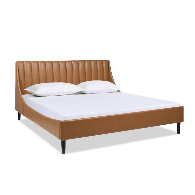 Aspen - Vertical Tufted Modern Headboard Platform Bed Set by Unique Piece Furniture