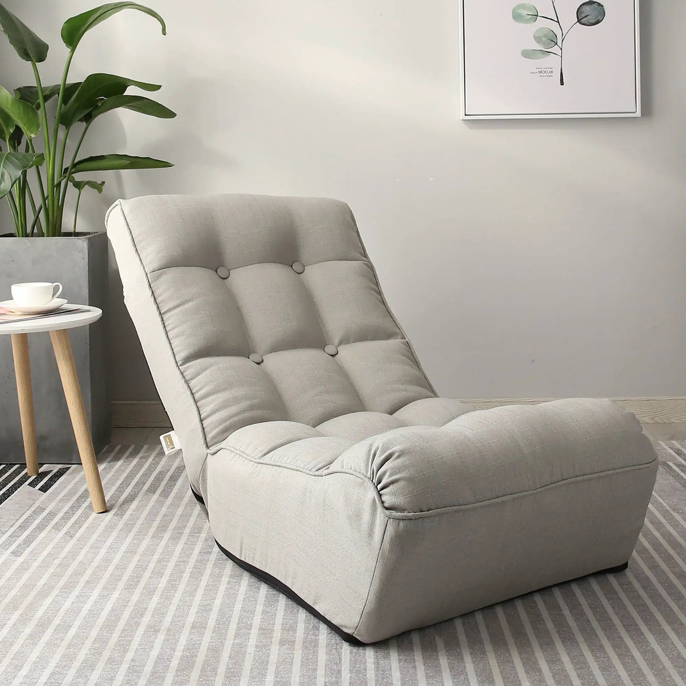 Reclining Japanese Chair Lazy Sofa Tatami Balcony Adjustable Chair by HouseOfZazla