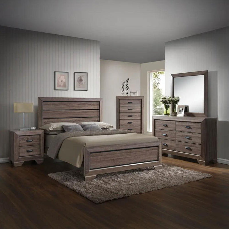 Lyndon - Mirror - Weathered Gray Grain by Unique Piece Furniture