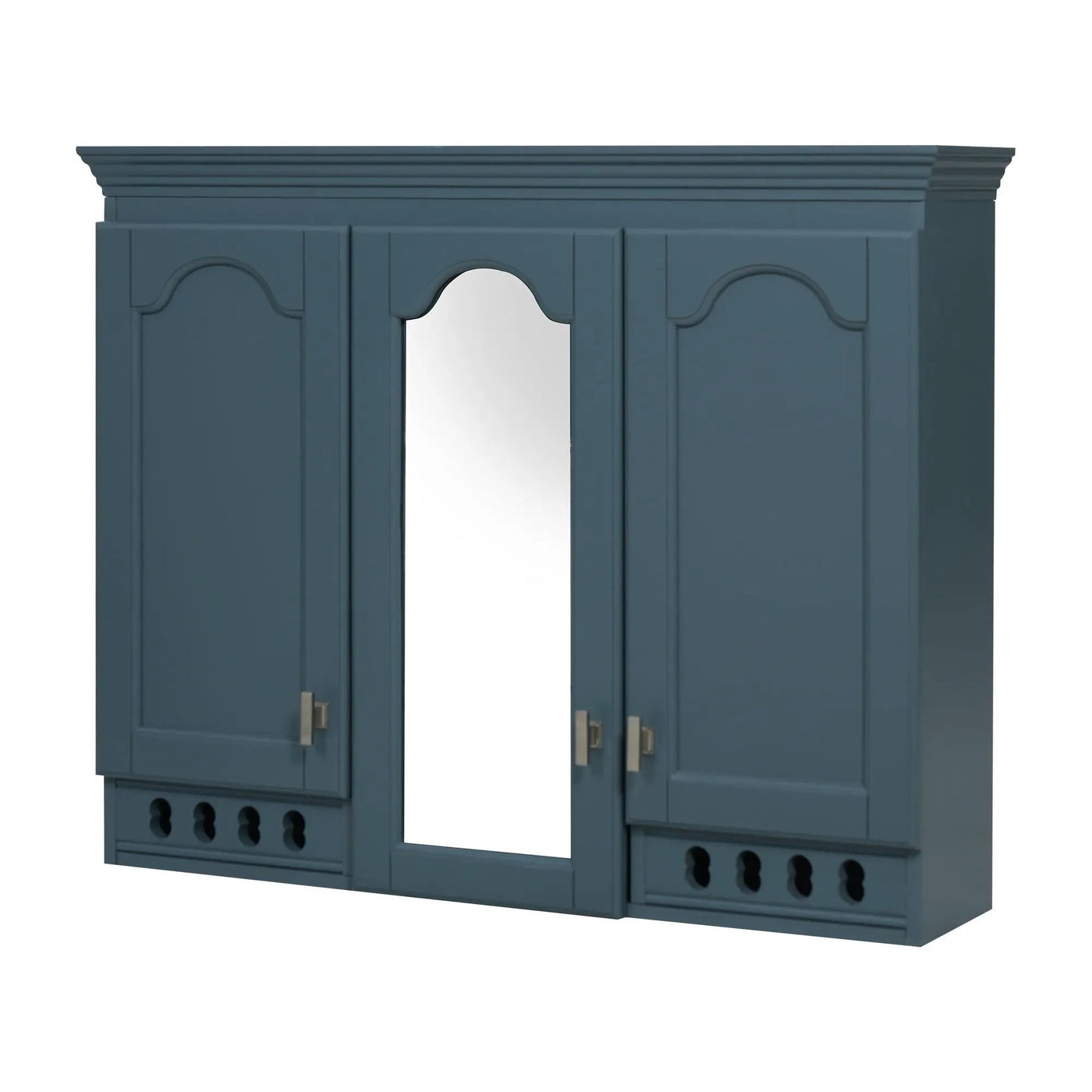 Wall Mount Mirror Cabinet With Adjustable Shelves, Soft Closing Hinges by HouseOfZazla