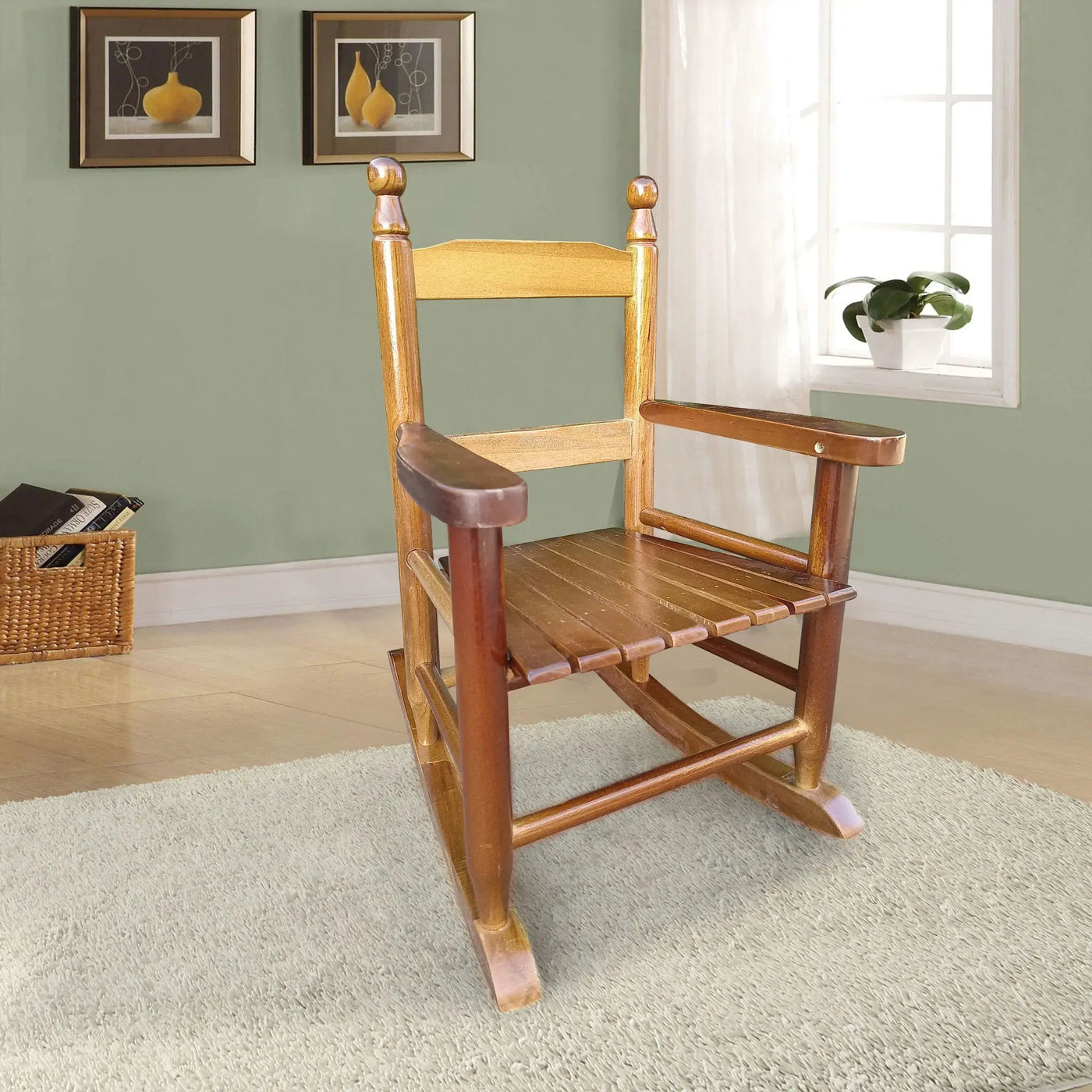 Children's Rocking Chair Indoor Or Outdoor, Suitable For Kids, Durable by HouseOfZazla