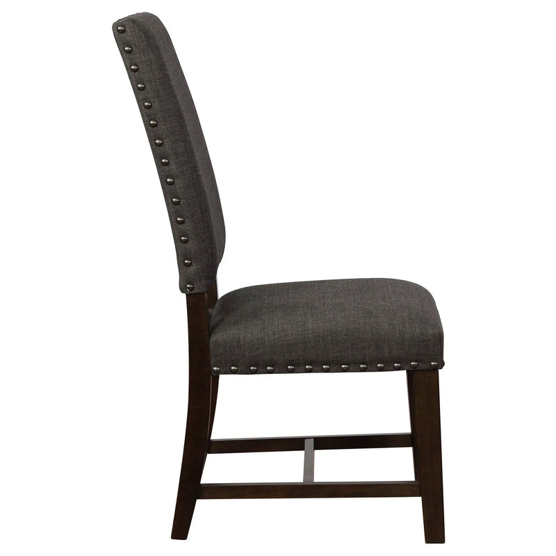Ayers - Upholstered Side Chair (Set of 2) - Gray by HouseOfZazla