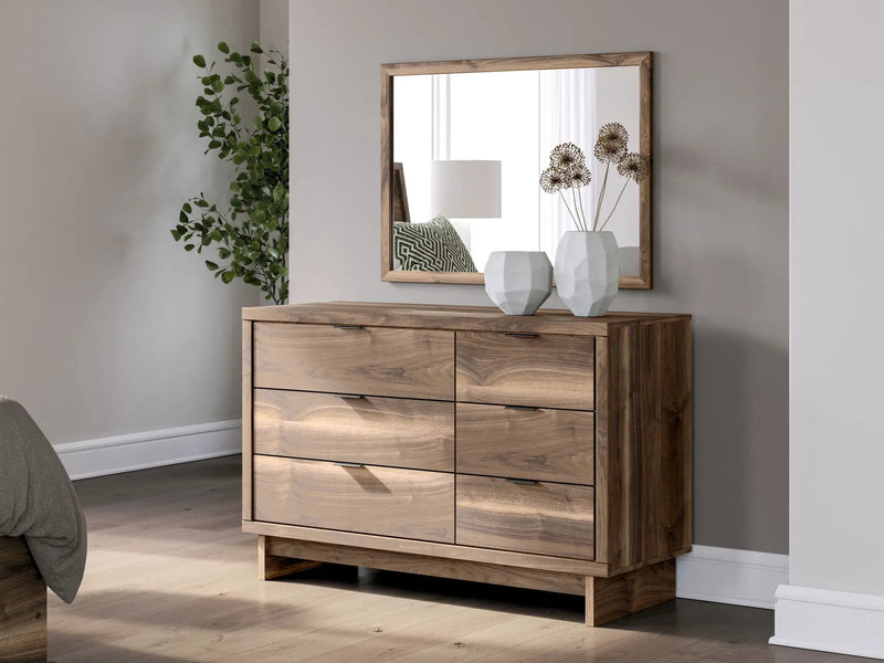Chirason - Dresser And Mirror - Brown by Unique Piece Furniture