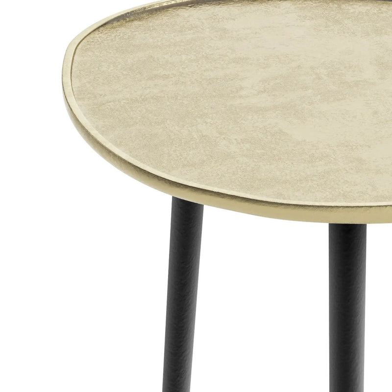 Tanner - Metal Side Table - Gold by Unique Piece Furniture
