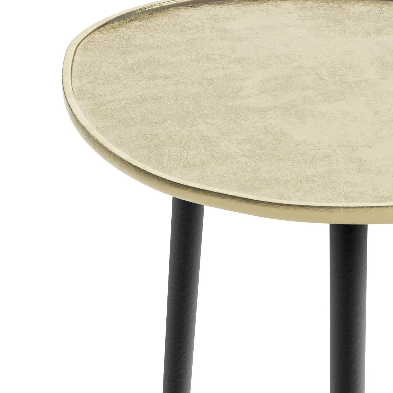 Tanner - Metal Side Table - Gold by HouseOfZazla