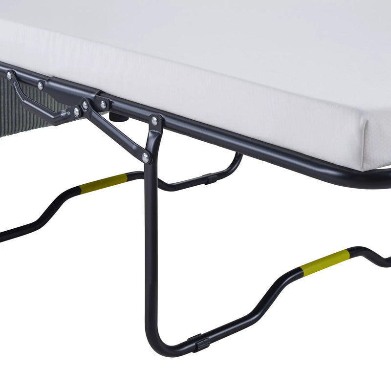 Sleeper Sofa With Foldable Mattress, USB Ports, Side Table & Storage Pocket