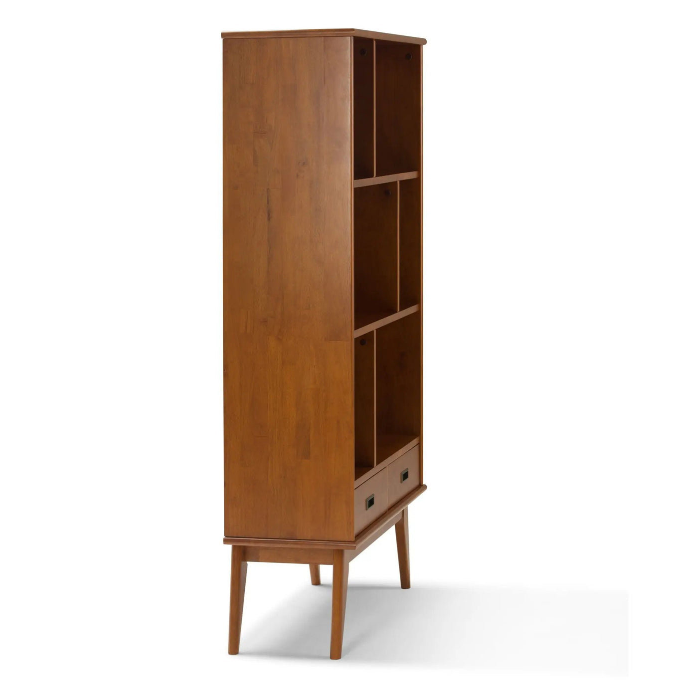 Draper - Mid Century Wide Bookcase And Storage Unit by HouseOfZazla