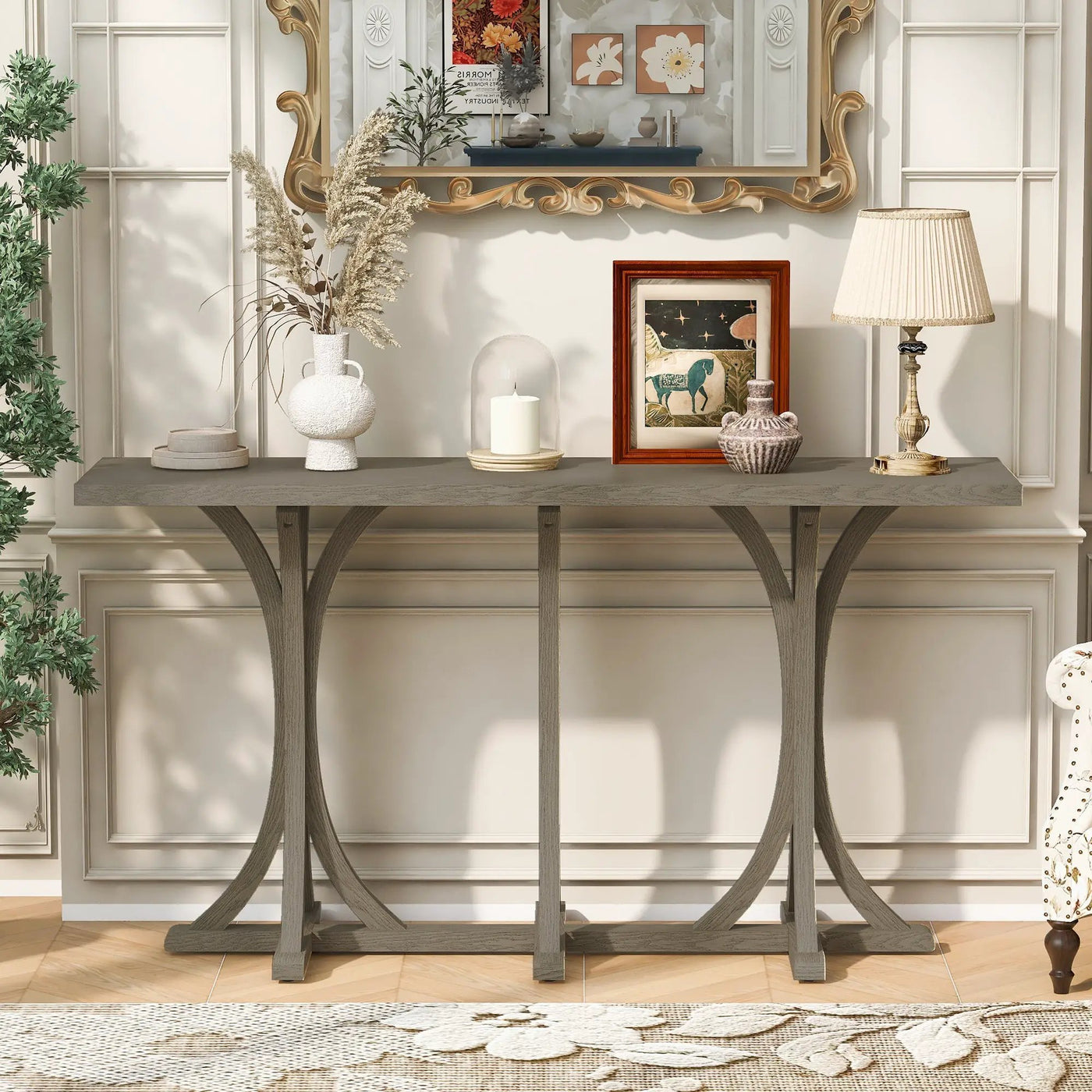 U-Style 59.8'' Wooden Console Table by HouseOfZazla