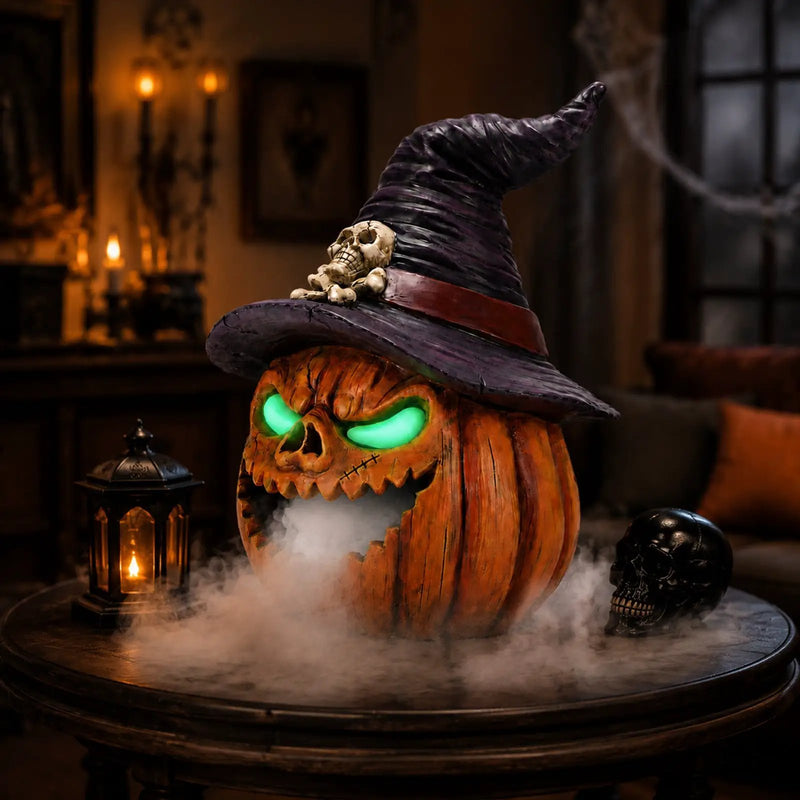 Halloween Jack-O'-Lantern Pumpkin Mist Sprayer Ornament by HouseOfZazla