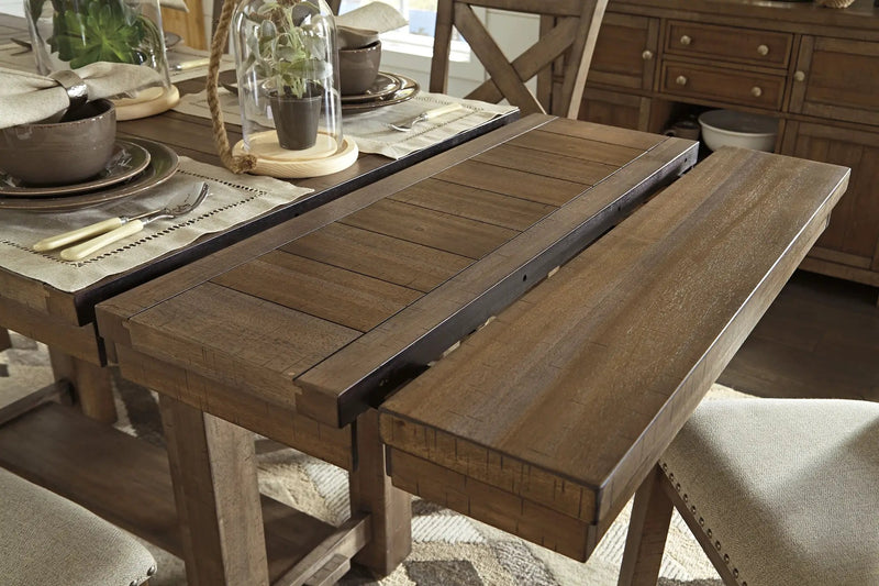 Moriville - Rectangular Dining Room Counter Extension Table - Grayish Brown by Unique Piece Furniture