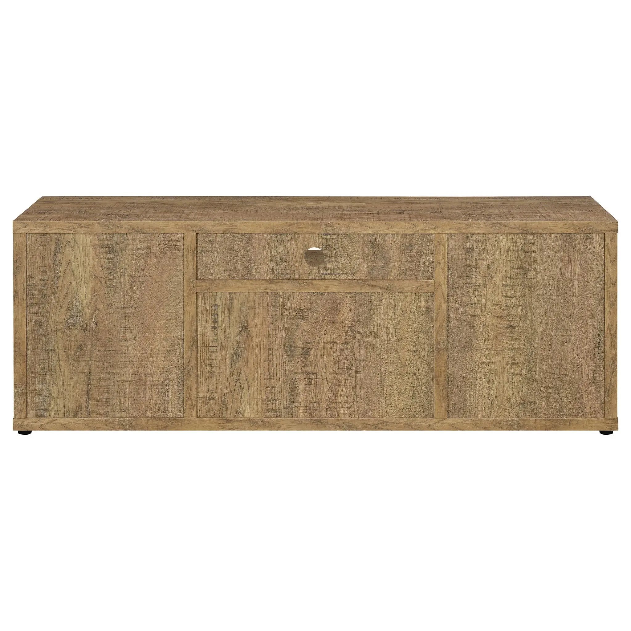 Noriega - 4 Door 60" TV Stand With Hidden Storage - Mango Color