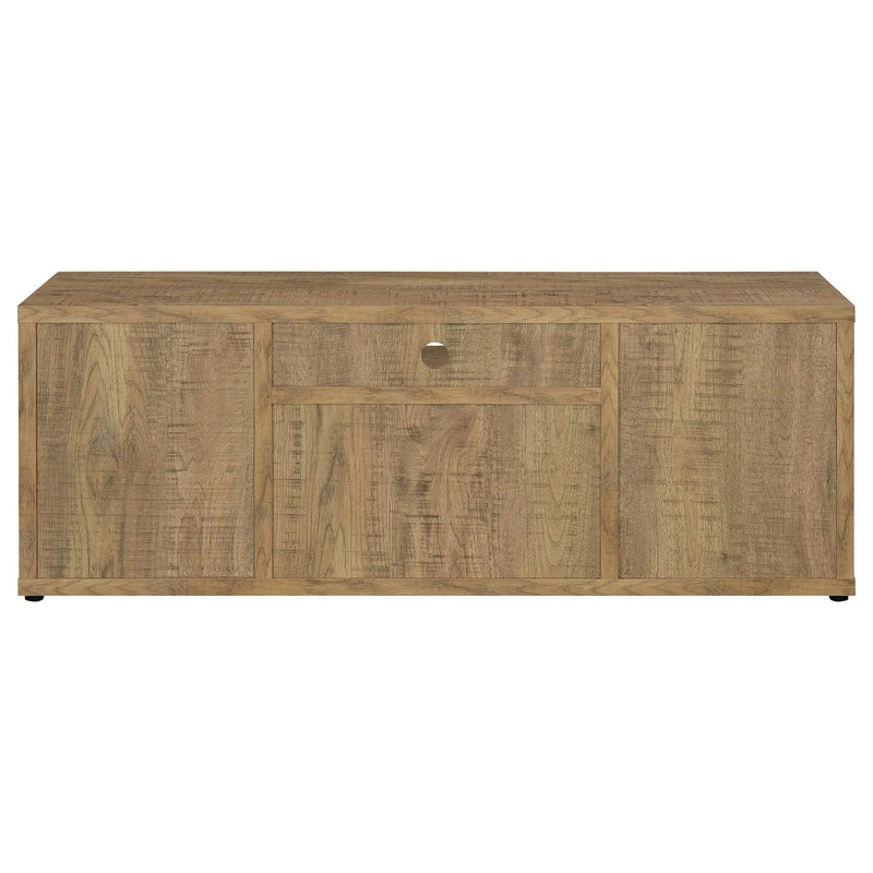 Noriega - 4 Door 60" TV Stand With Hidden Storage - Mango Color