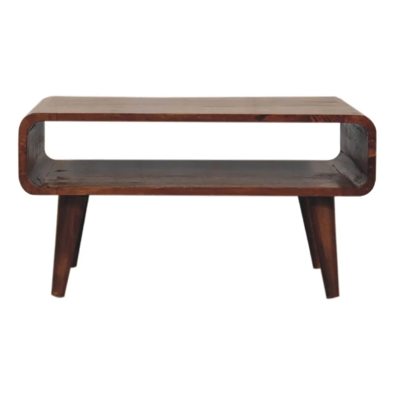 Solid Wood Open Media Unit by Unique Piece Furniture