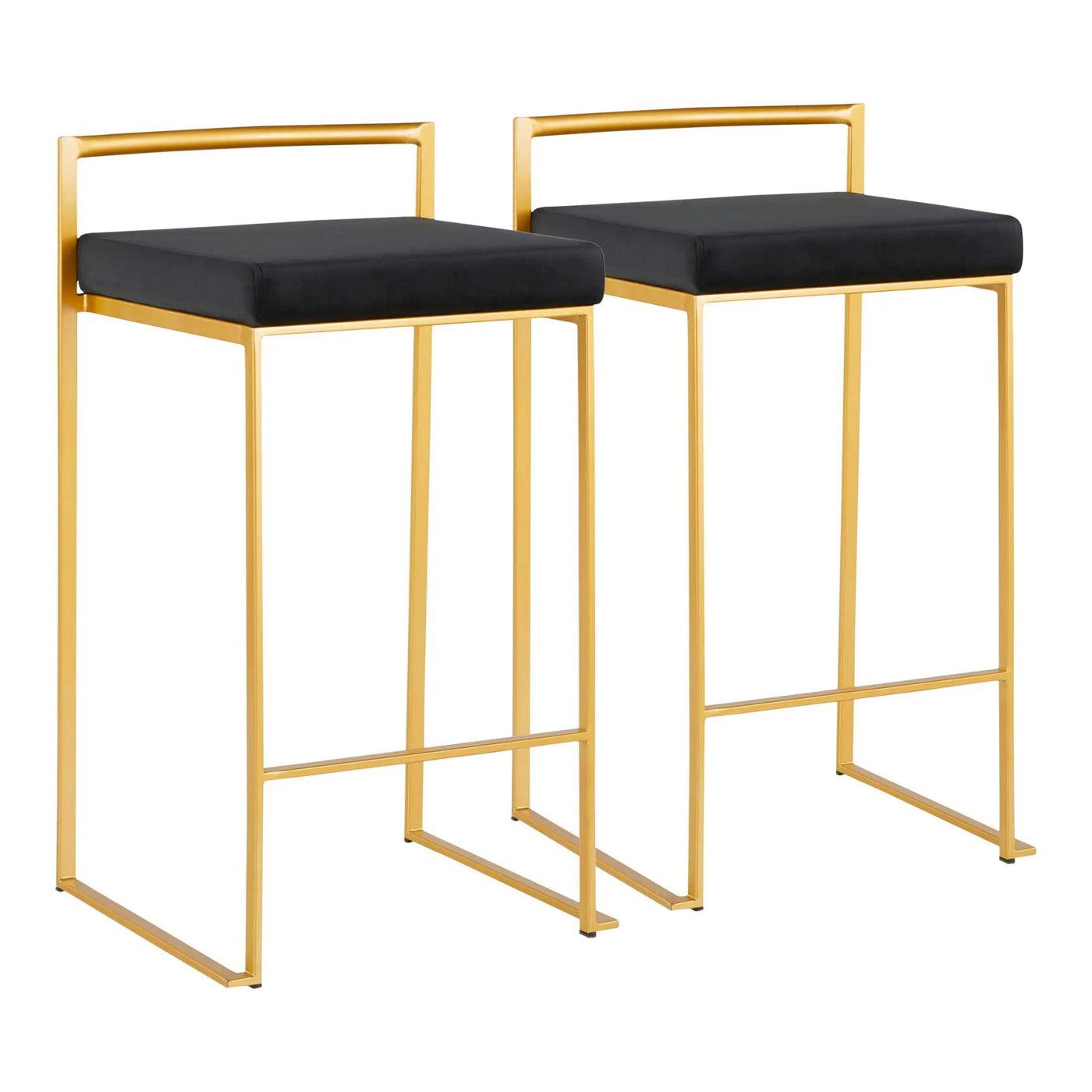 Fuji - Contemporary / Glam Design Counter Stool (Set of 2) by Unique Piece Furniture