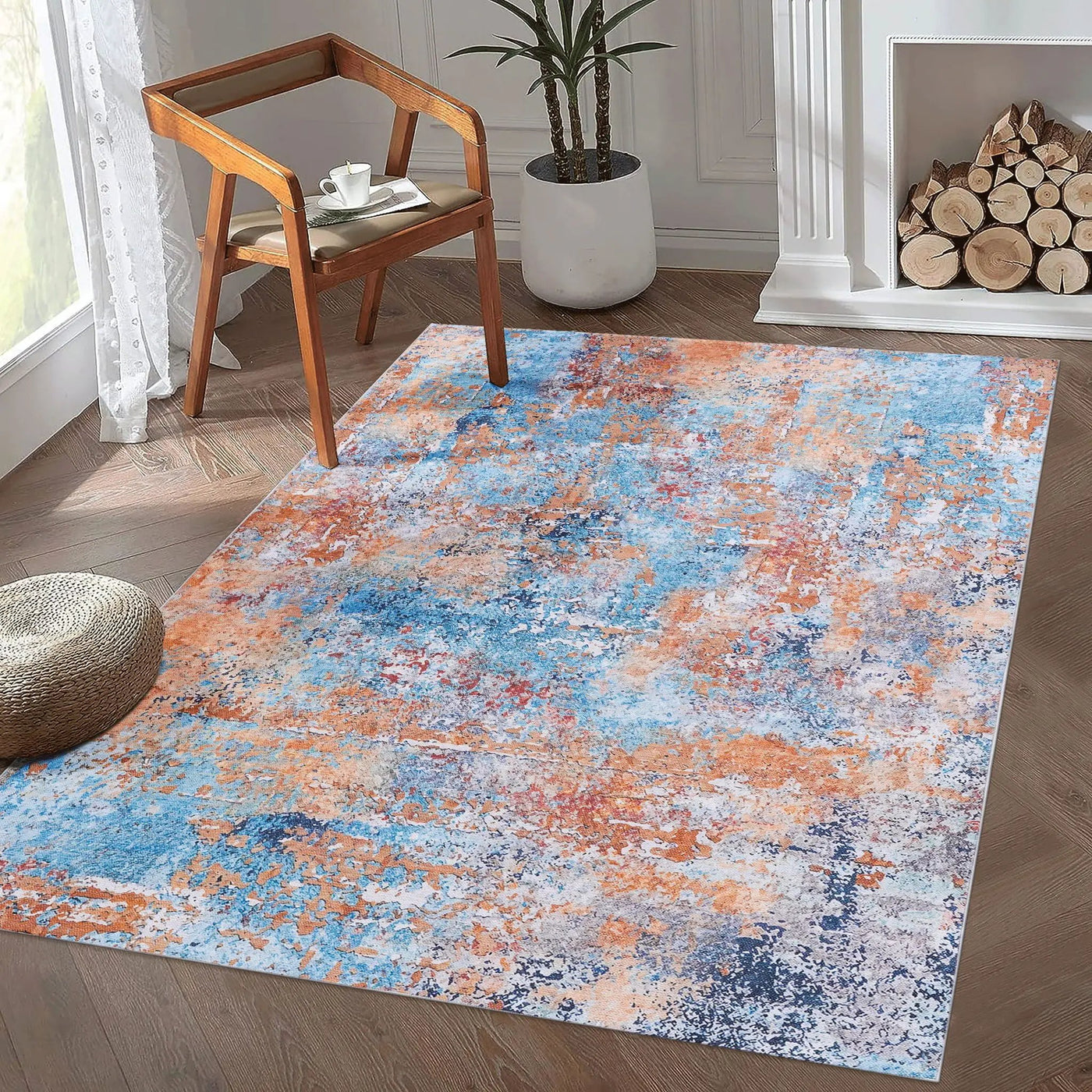 Maval - Stunning Area Rug, Washable by Unique Piece Furniture