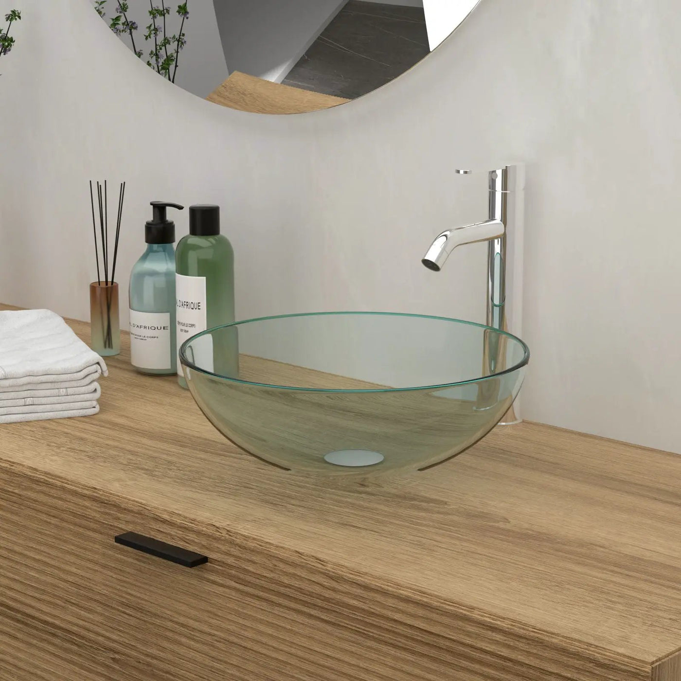 Vessel Sink With Faucet And Pop-Up Drain by HouseOfZazla