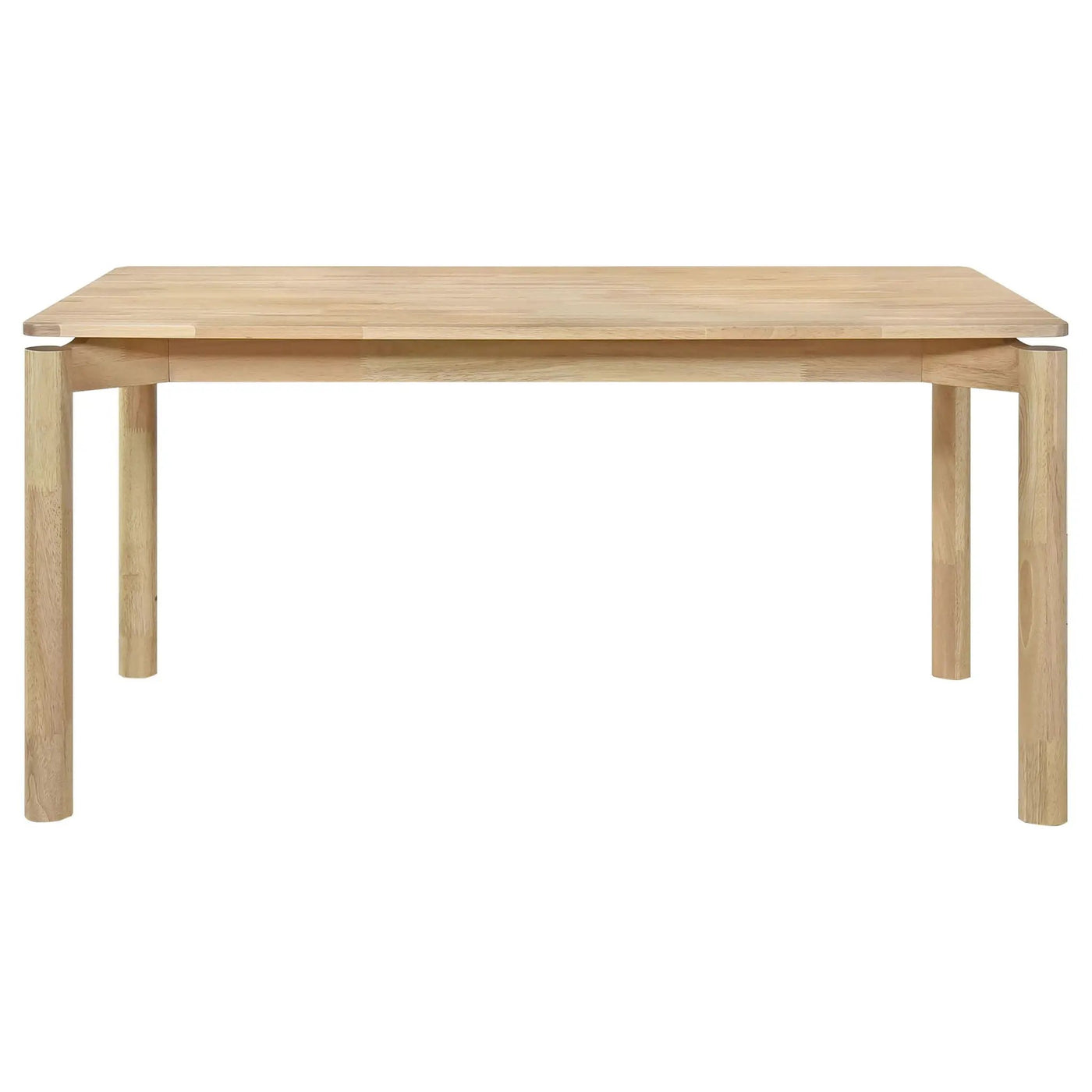 Svenstra - Rectangular Dining Table Set With Armless Side Chairs, Wood, Natural Walnut, 59 X 35.5 X 30 Inches by HouseOfZazla