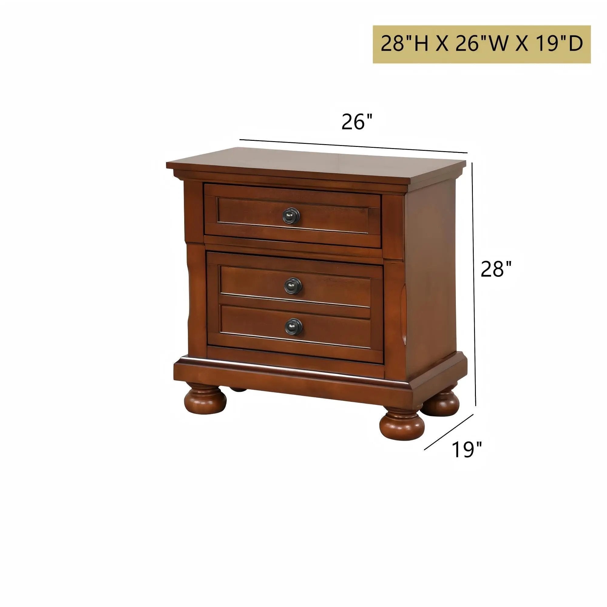 Nightstand - Cherry by Unique Piece Furniture