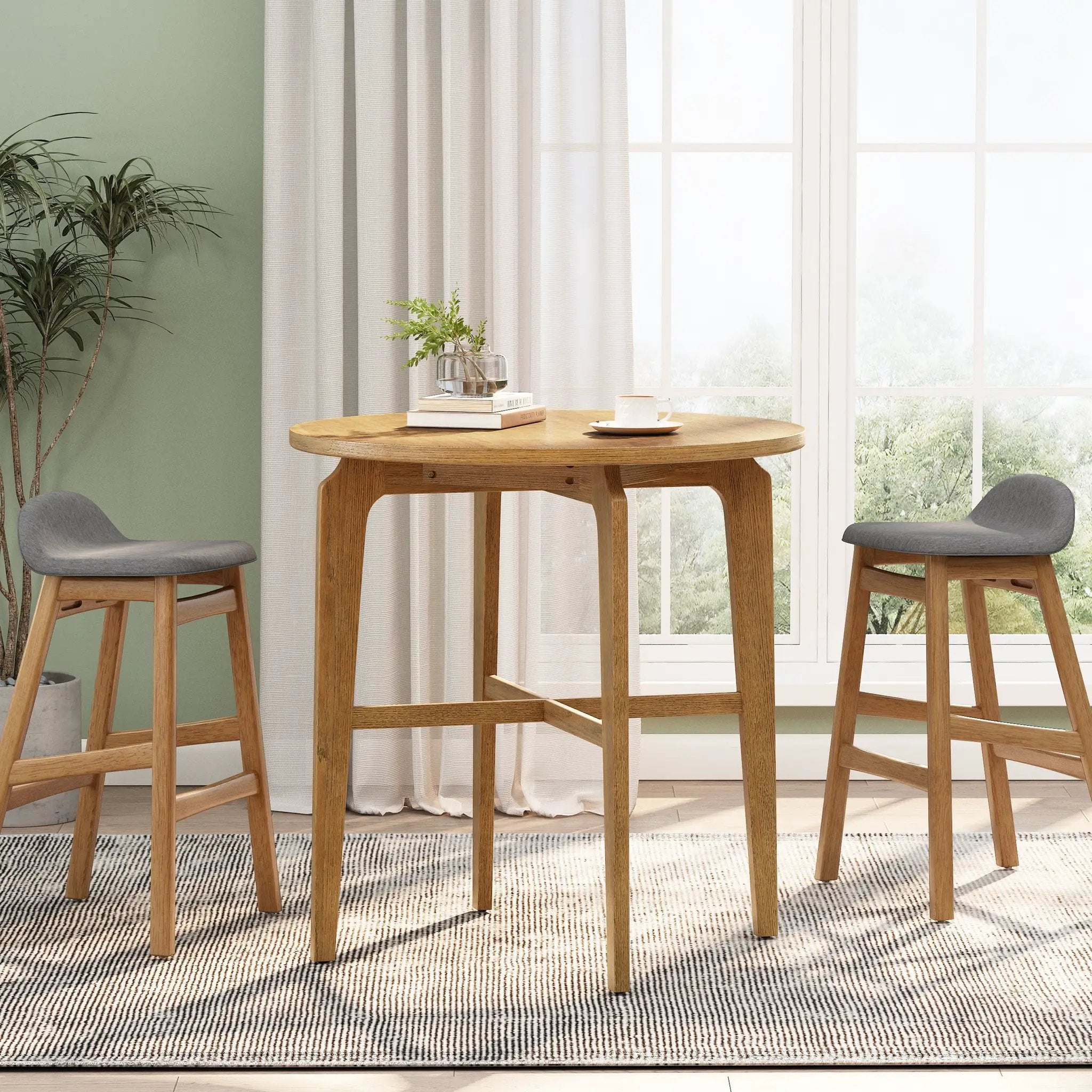 36.22 Inch High Dining Table by HouseOfZazla