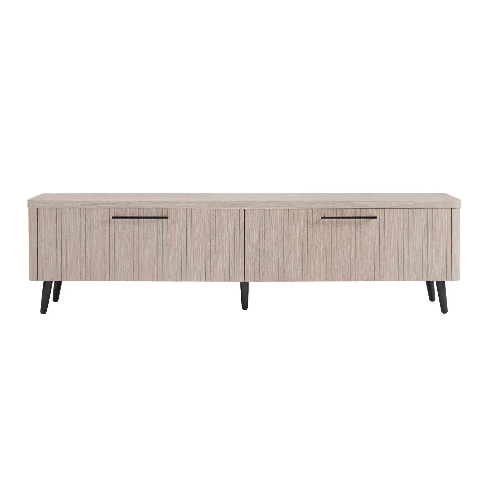 Jodie - Fluted TV Stand - Oak by HouseOfZazla