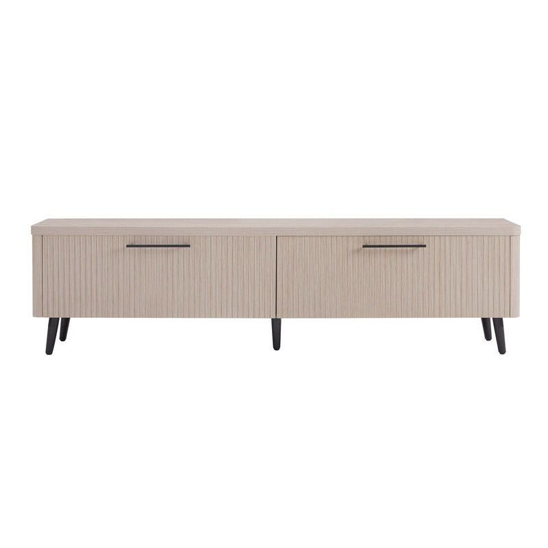 Jodie - Fluted TV Stand - Oak by HouseOfZazla