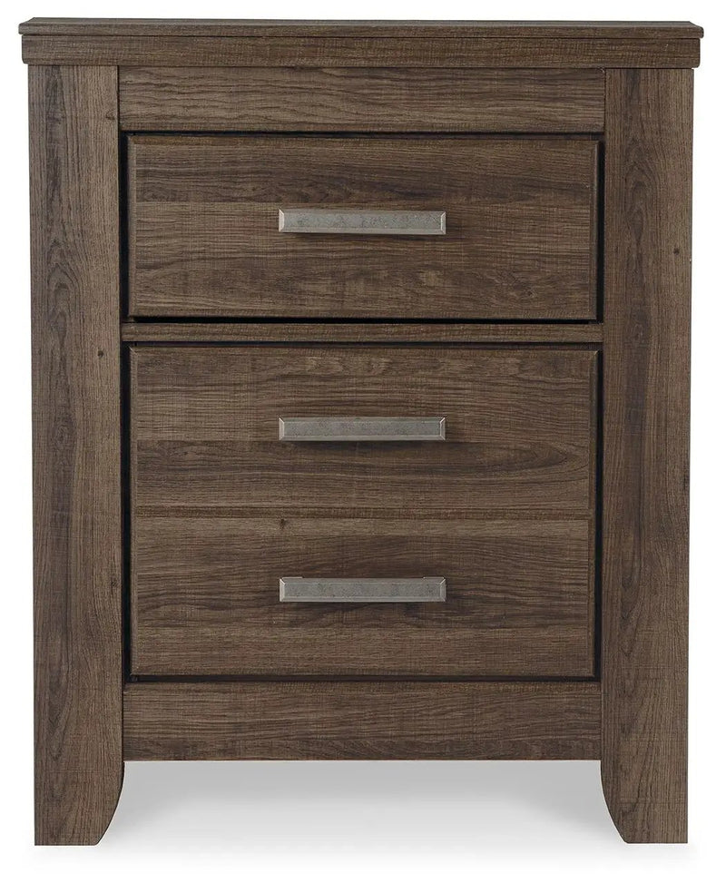 Juararo - Two Drawer Night Stand - Dark Brown by Unique Piece Furniture