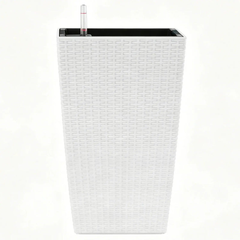Square Large Planter With Automatic Watering System For Home And Garden (Set of 2) - White by Unique Piece Furniture