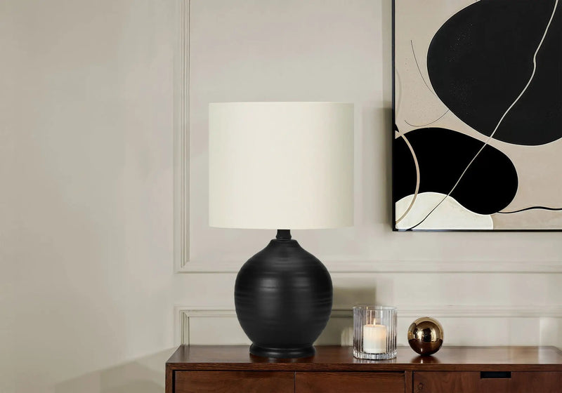 Lighting, Table Lamp, Ceramic, Transitional - Black by HouseOfZazla