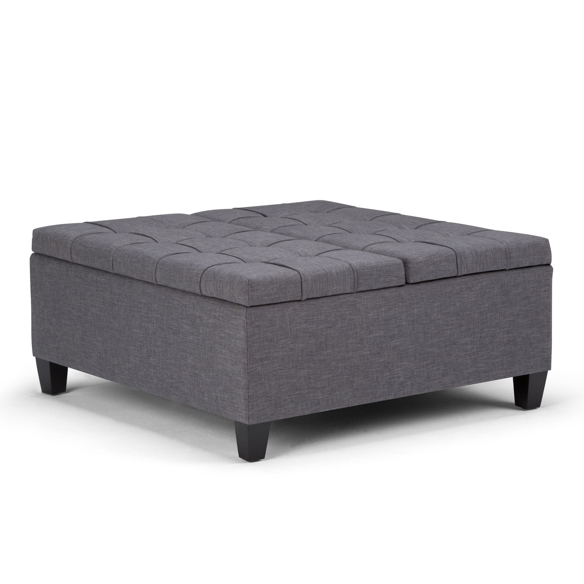 Harrison - Upholstered Coffee Table Storage Ottoman by HouseOfZazla