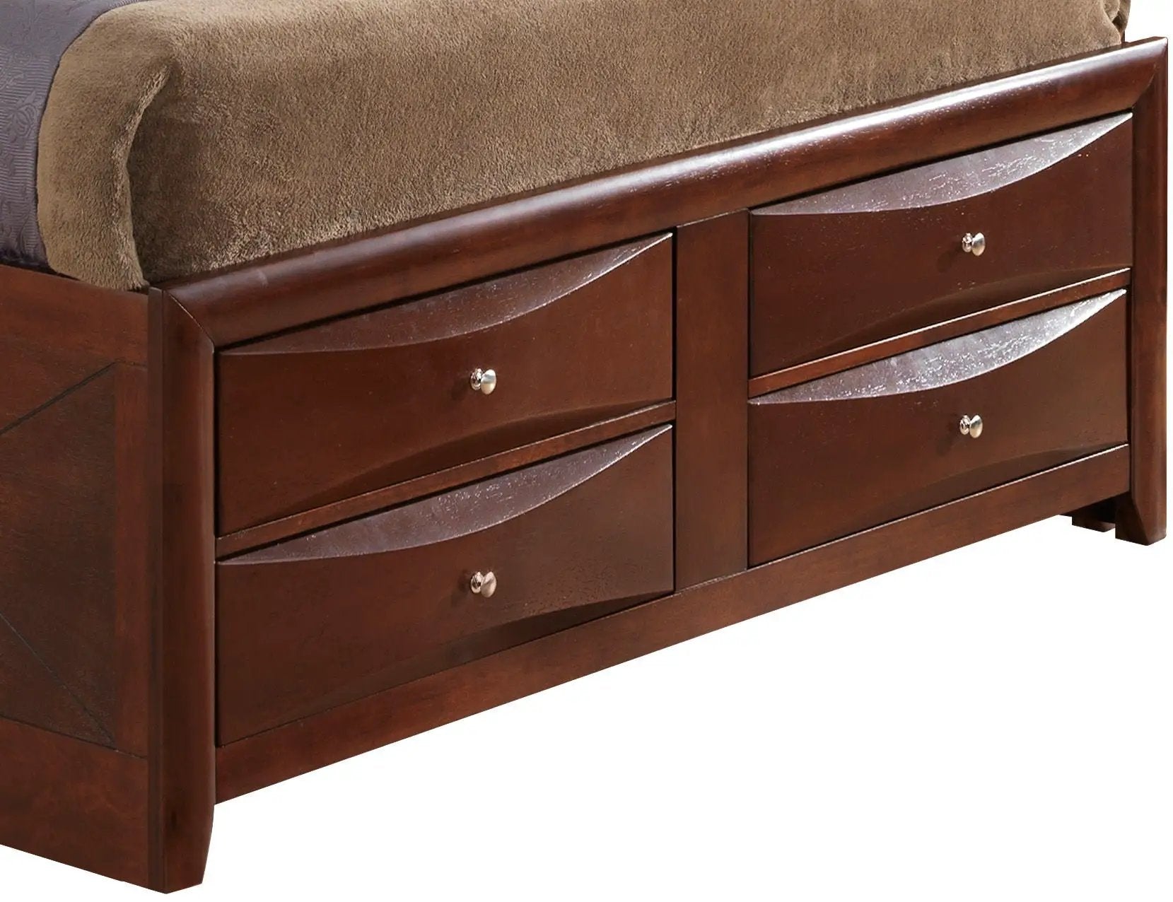 Modern Design Storage Bed With Bookcase Headboard by Unique Piece Furniture