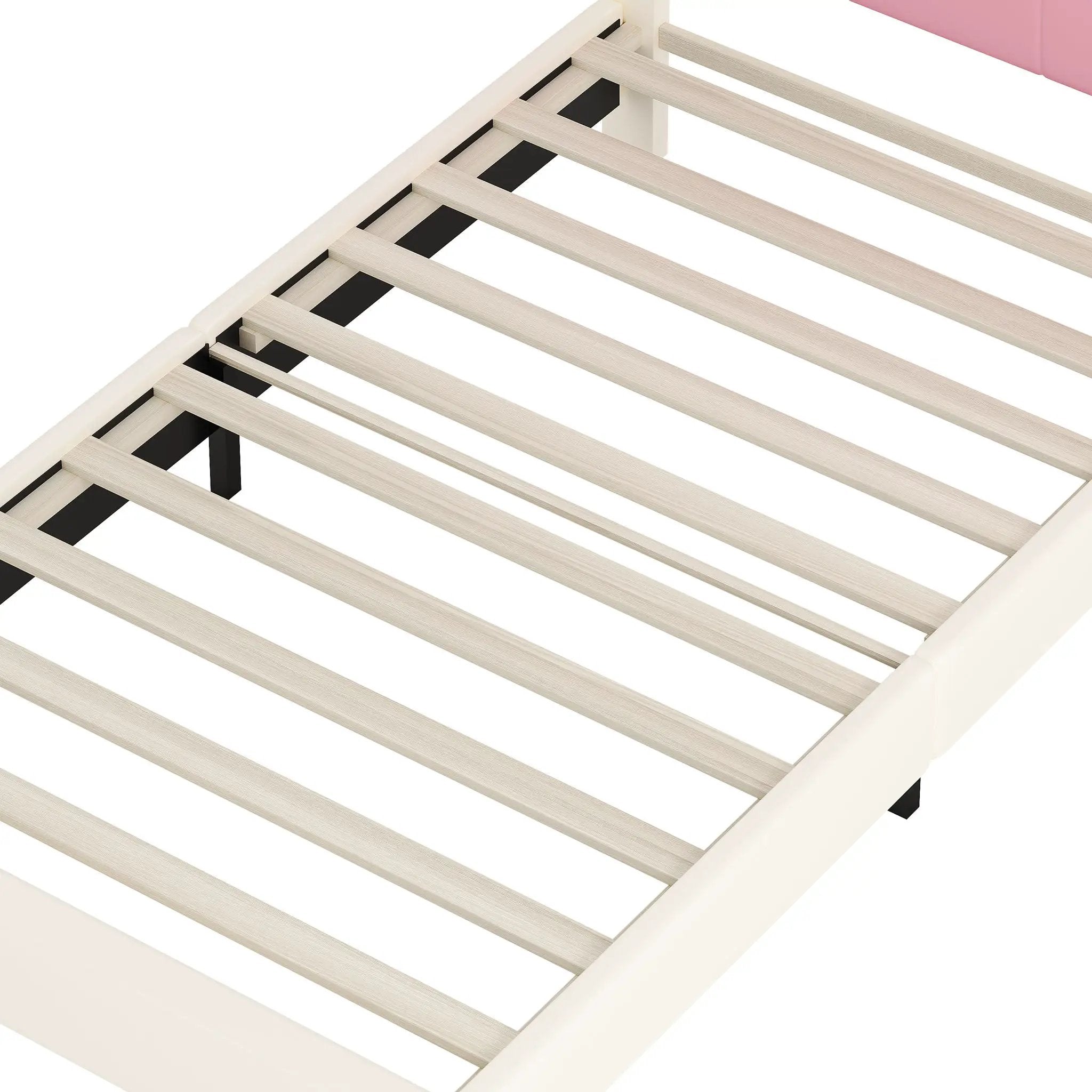 Upholstered Princess Platform Bed With Crown Headboard by HouseOfZazla