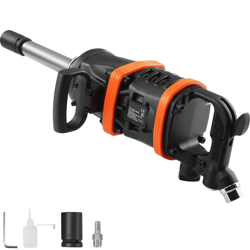 1 Inch Air Impact Wrench with 5175 ft-lbs Torque and 8 Inch Extended Anvil by HouseOfZazla