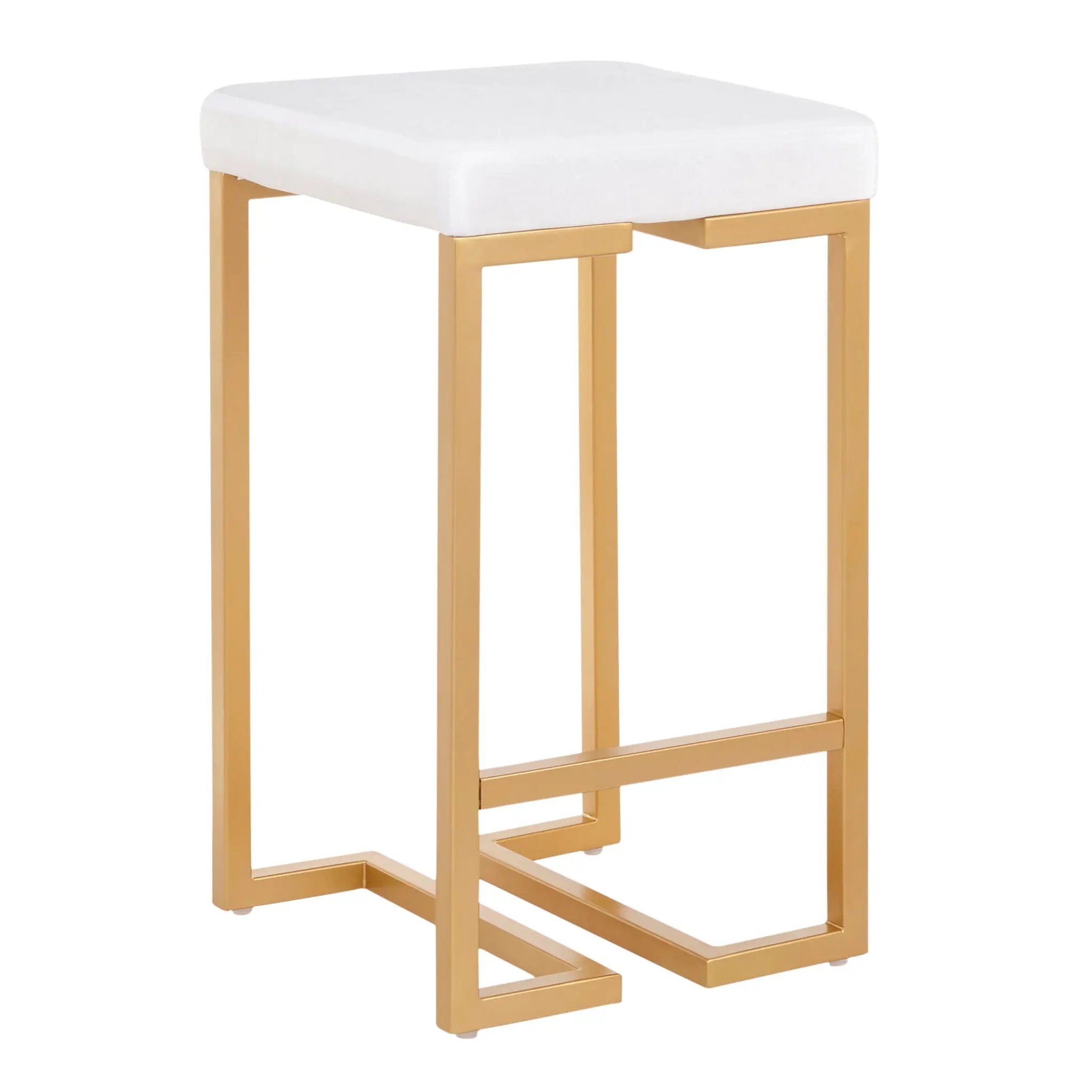 Midas - Contemporary / Glam Counter Stool (Set of 2) by Unique Piece Furniture