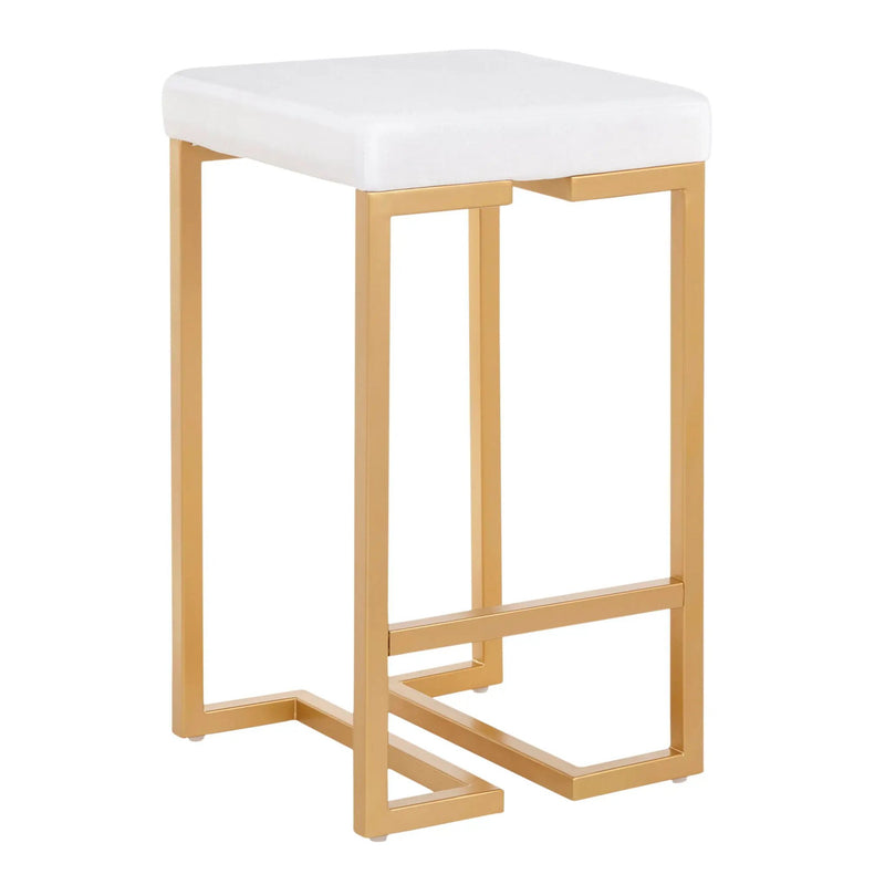Midas - Contemporary / Glam Counter Stool (Set of 2) by HouseOfZazla