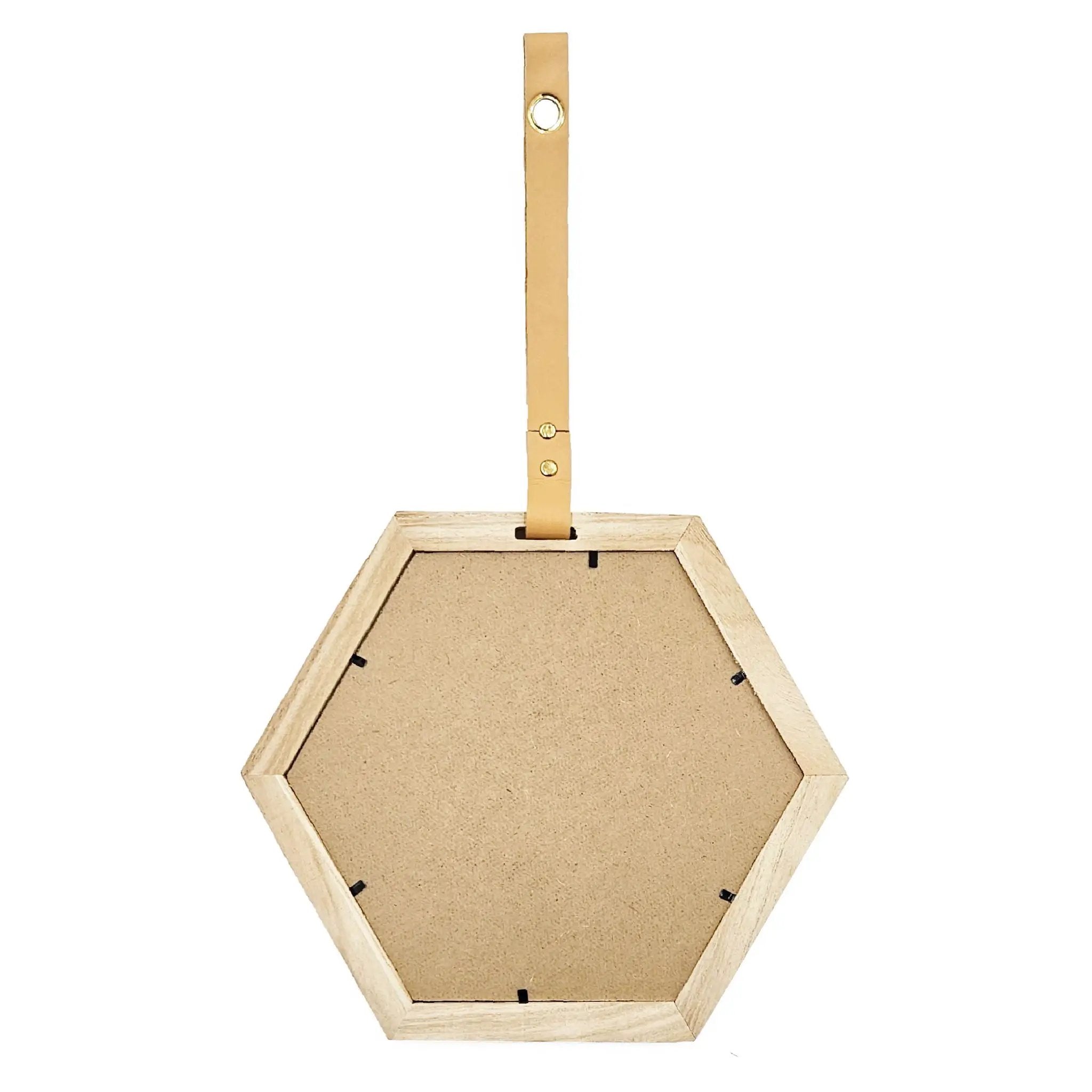 Harlan - Wall Accent Hexagon Mirror by Unique Piece Furniture
