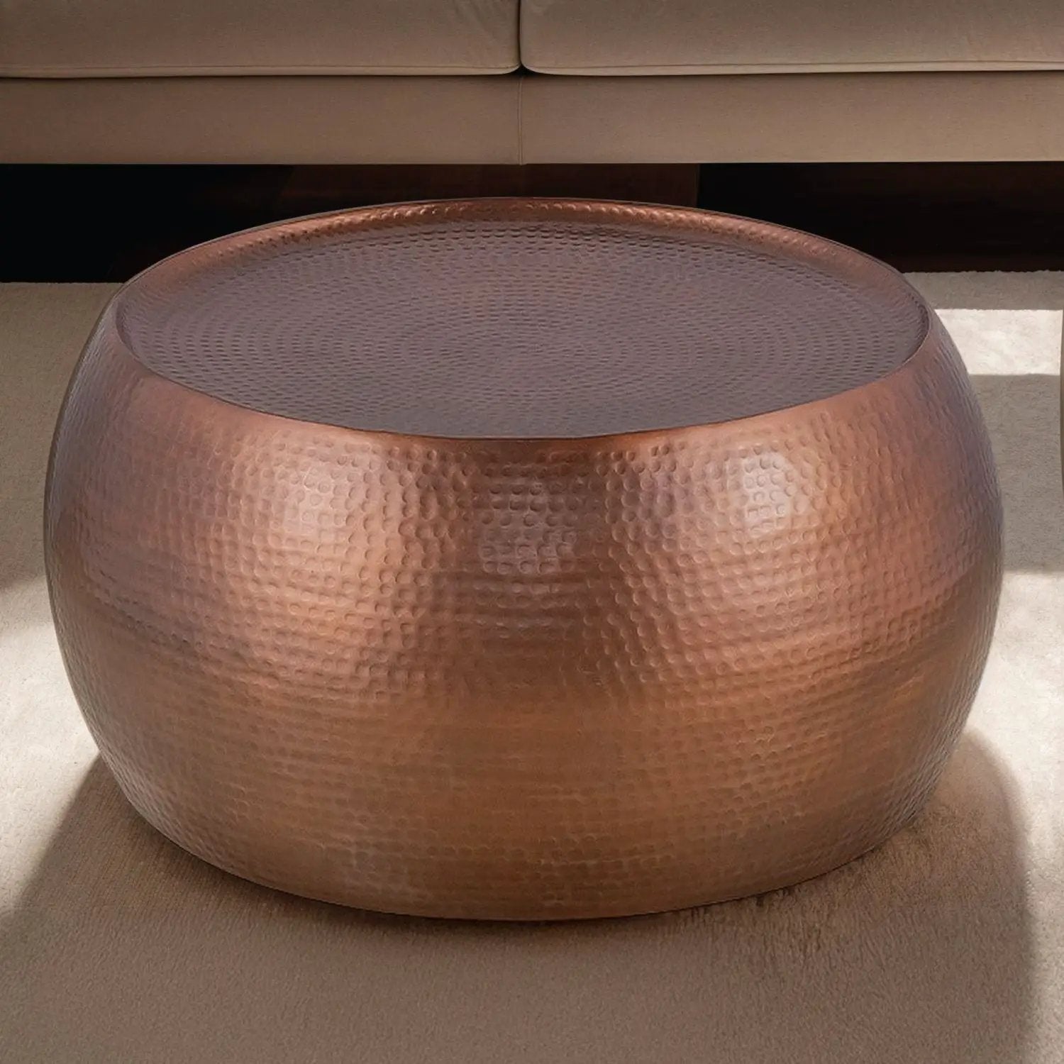 Ct501 - Modern Contemporary Round Coffee Table by HouseOfZazla