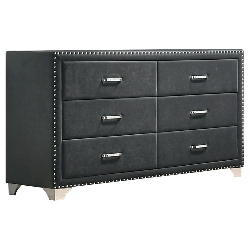 Melody 4-piece Queen Bedroom Set Grey by Unique Piece Furniture
